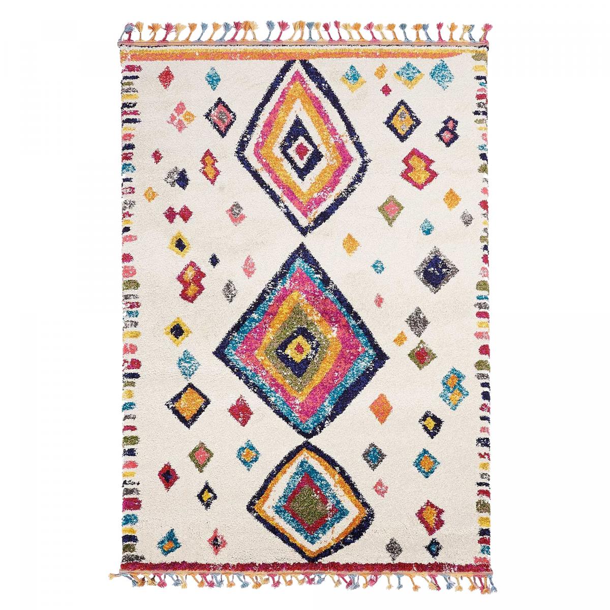 Tapis berbère style 160x230 multicolore