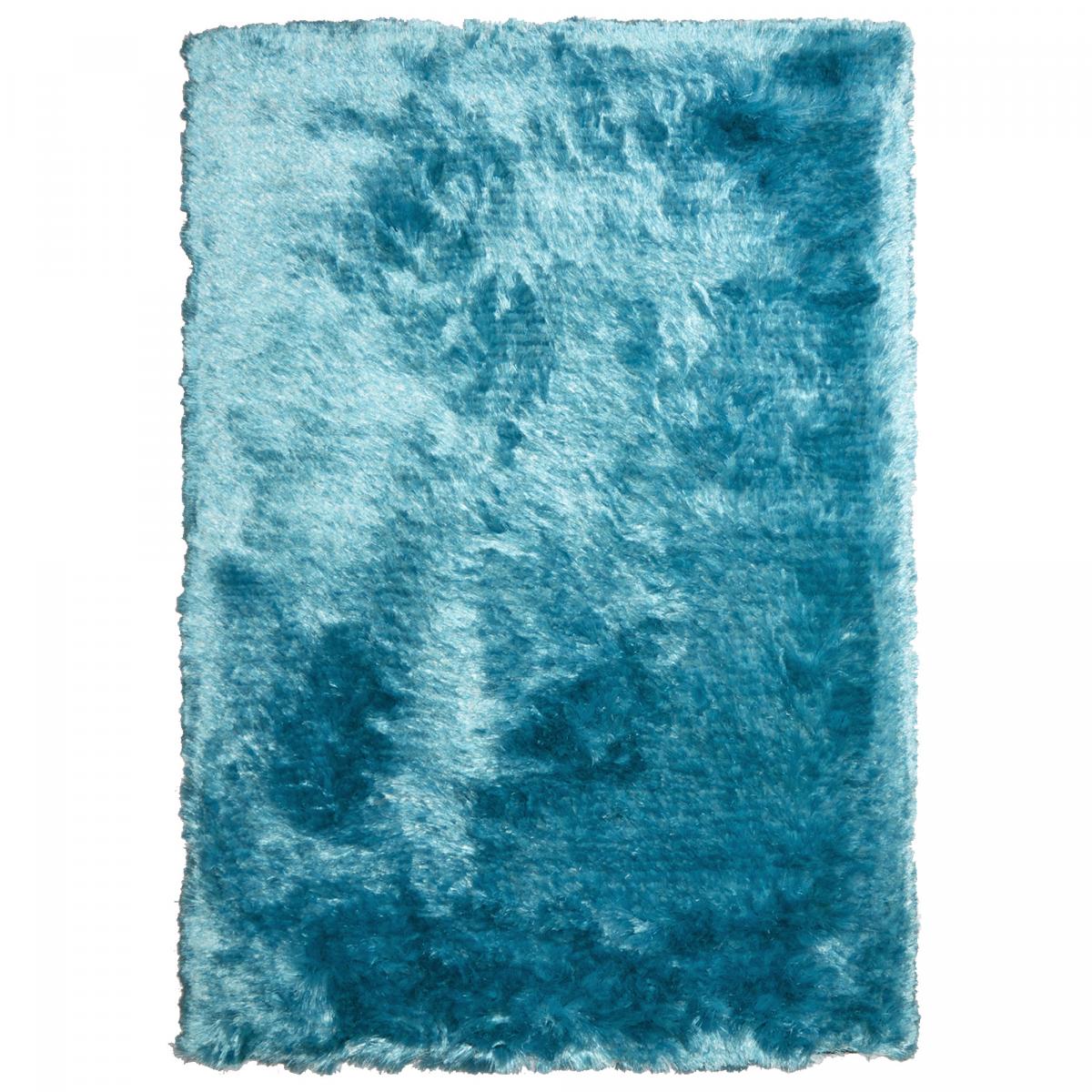 Tapis shaggy 160x230 bleu