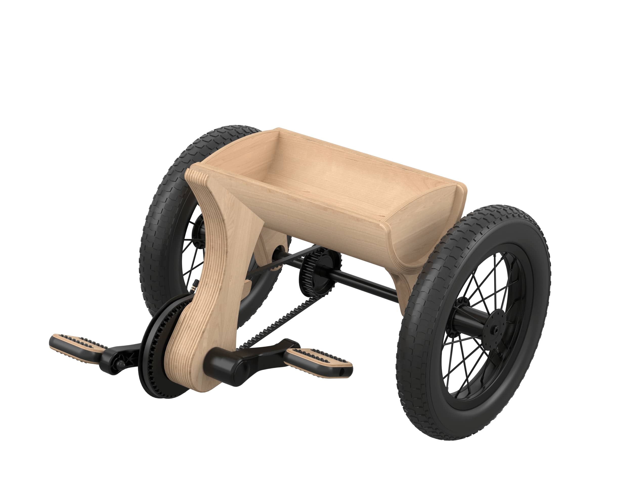 Extension tricycle draisienne en bois