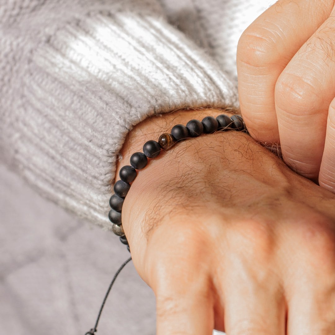 Bracelet stone free onyx