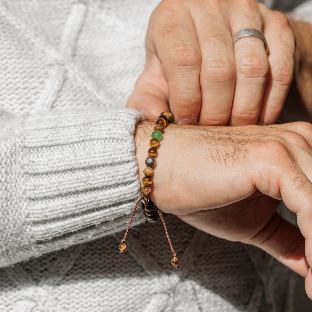 Bracelet stone free œil de tigre