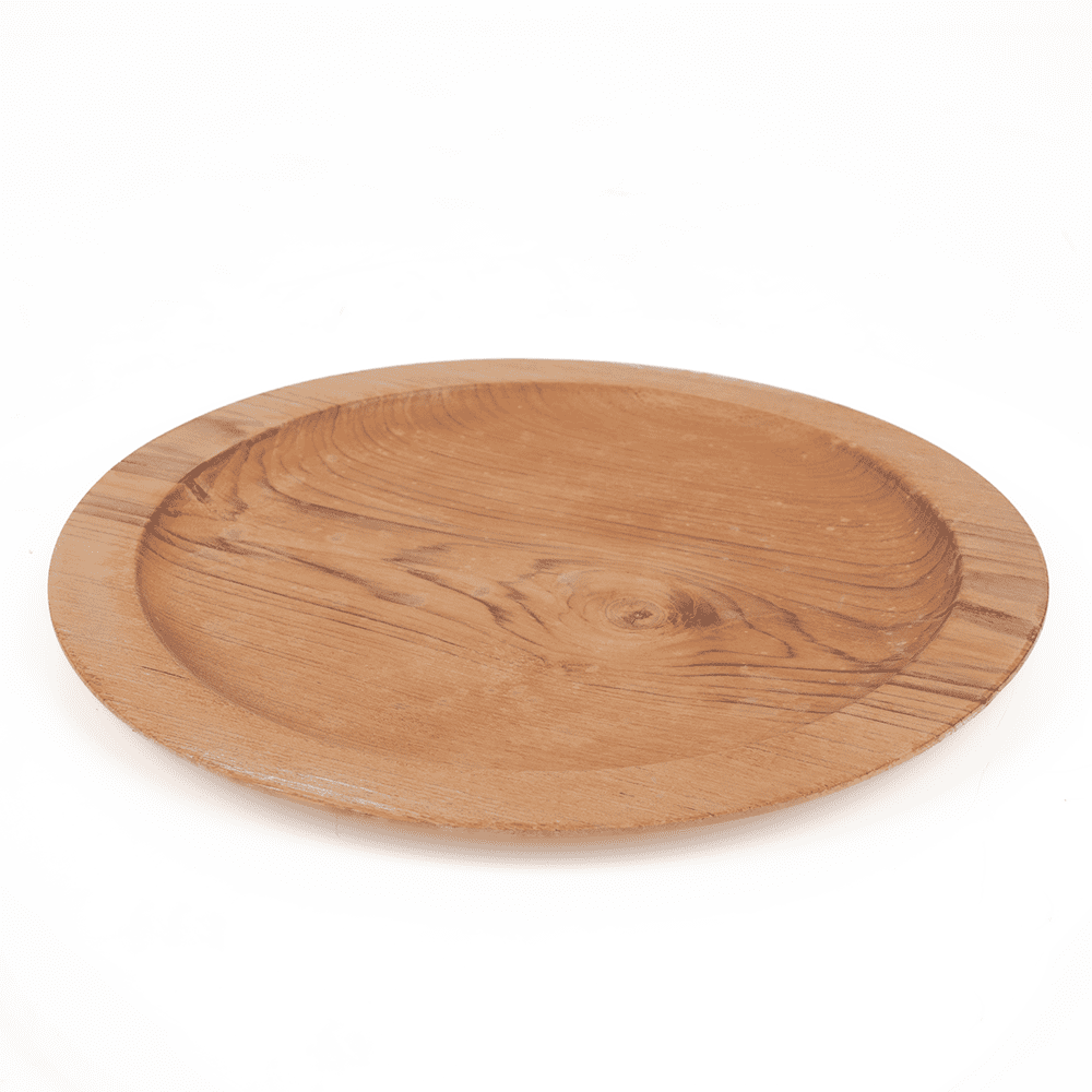 Assiette en bois