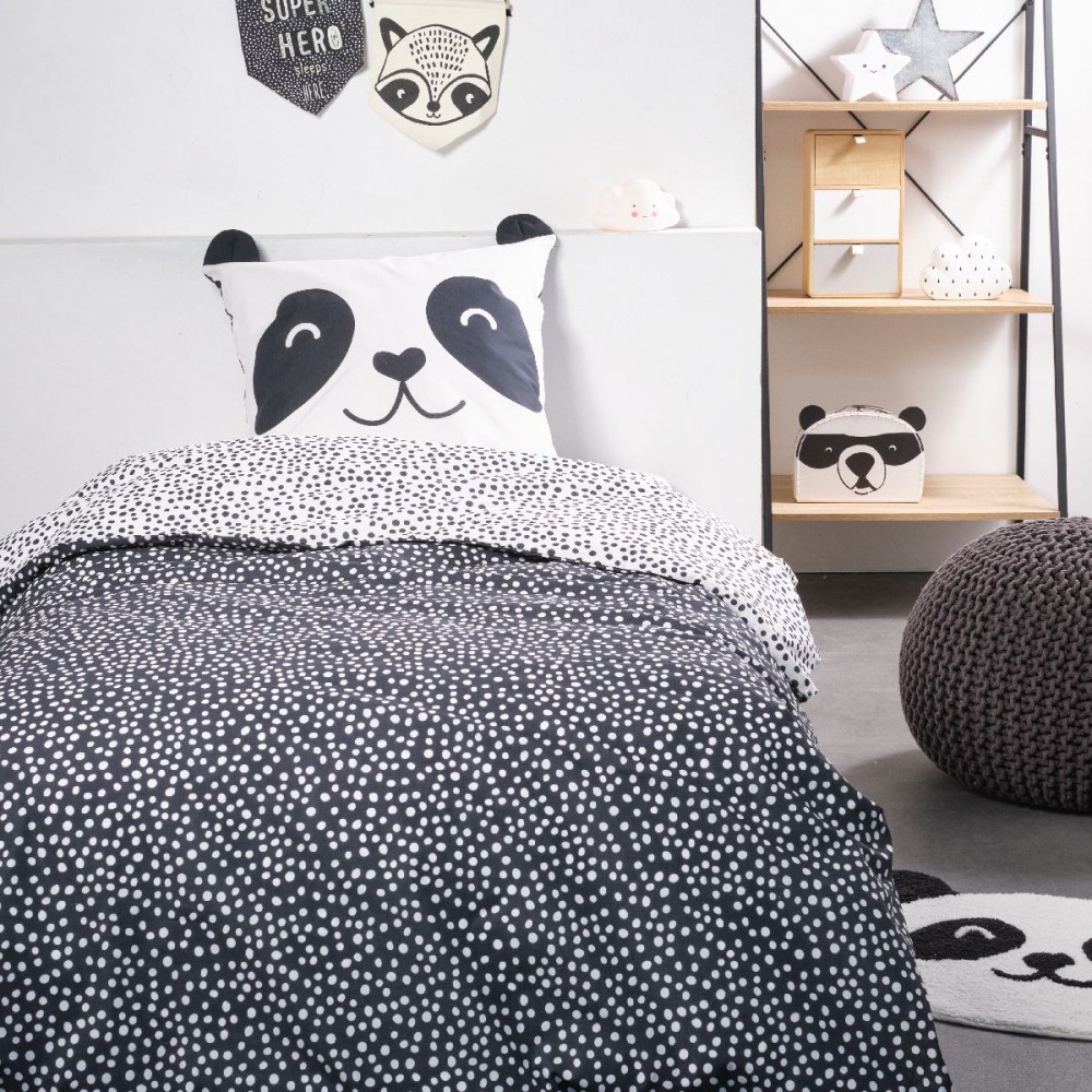 Housse de couette 140x200 panda