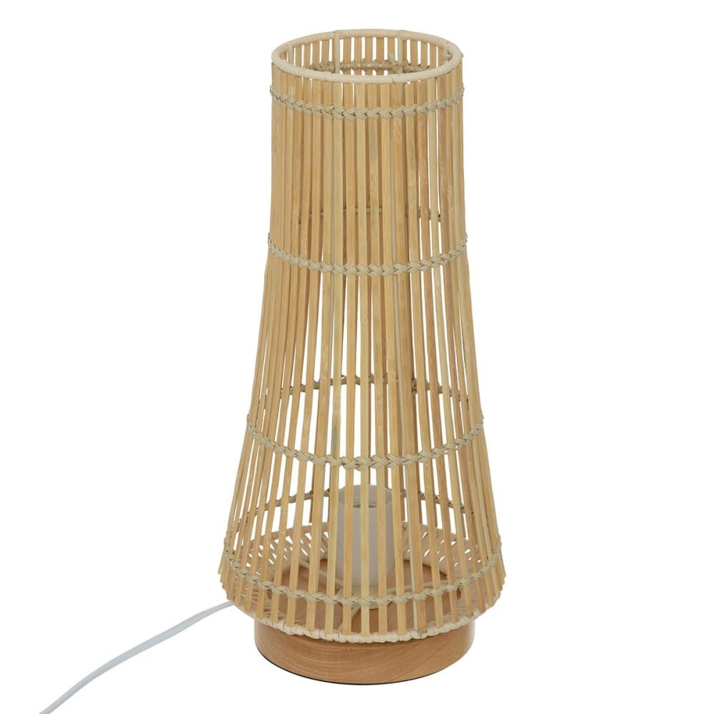 Lampe bambou mahe naturel h38