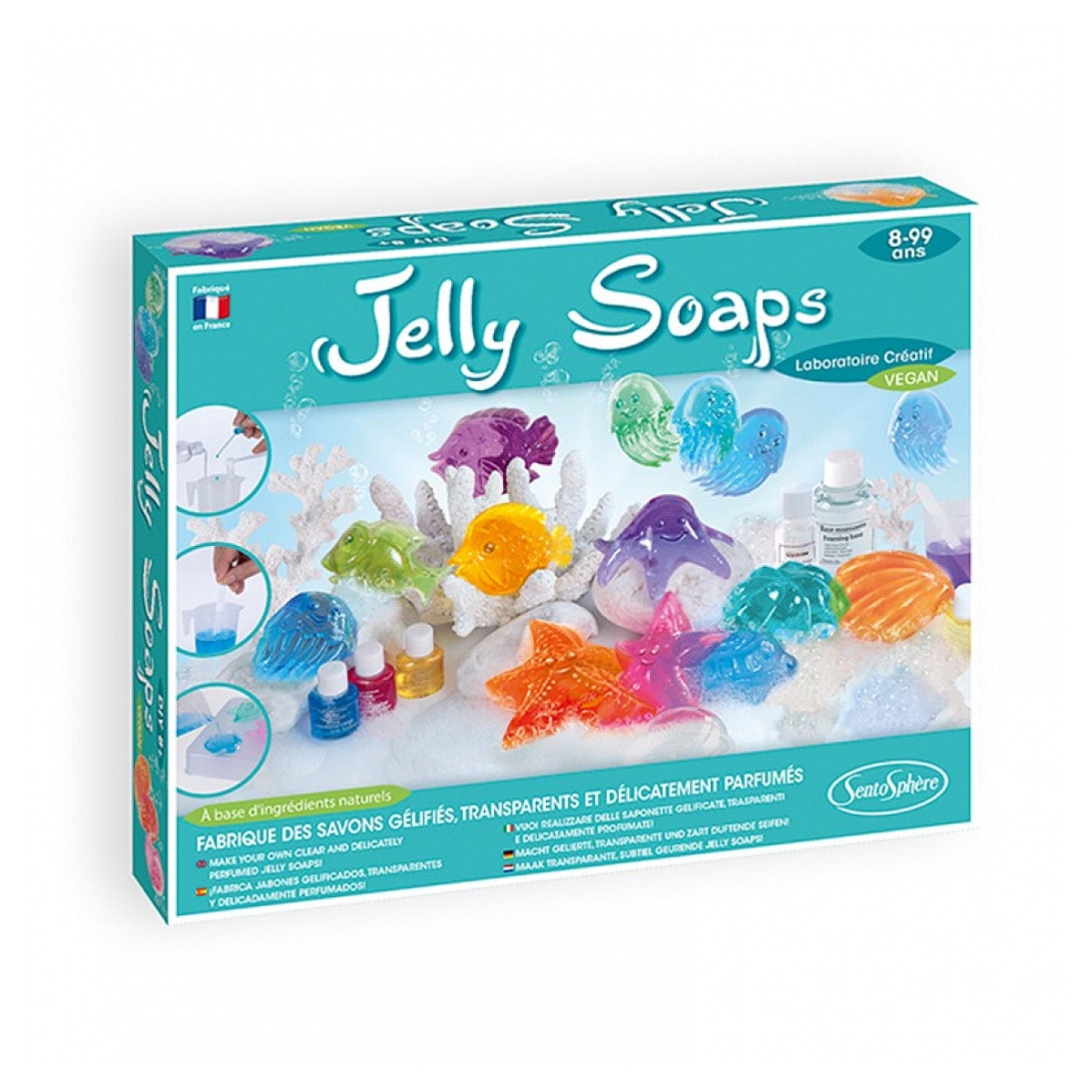 Kit de création de savons effet jelly