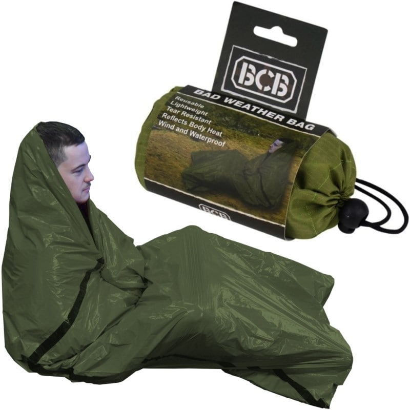 Sac de survie bcb bad weather bag vert