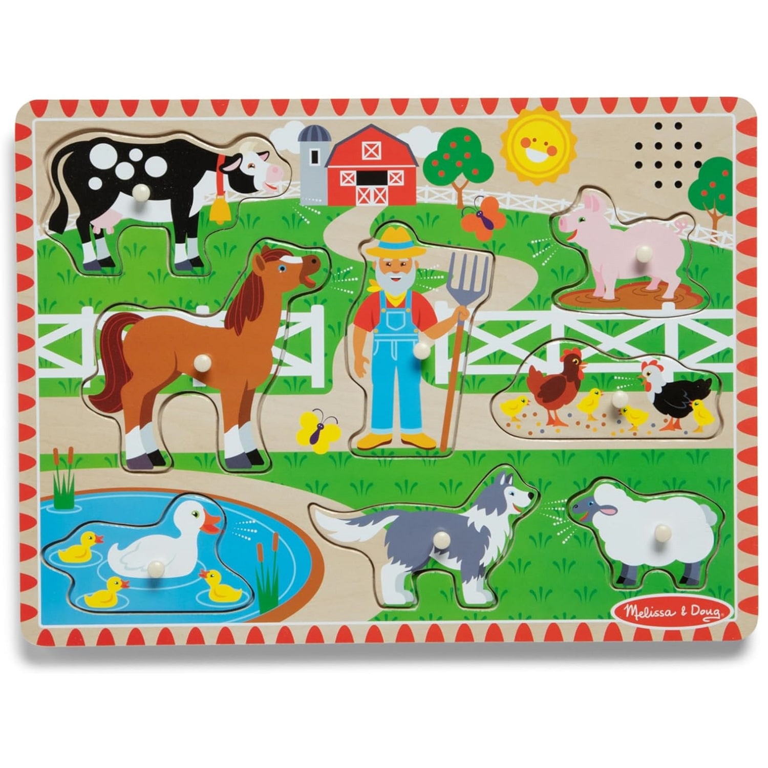 Puzzle sonore ferme old macdonald