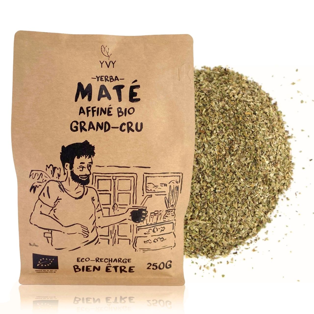 Maté affiné 24 mois bio grand cru - 250g