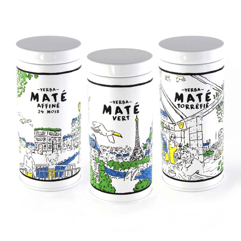 Lot maté bio - boîtes en fer blanc 100g