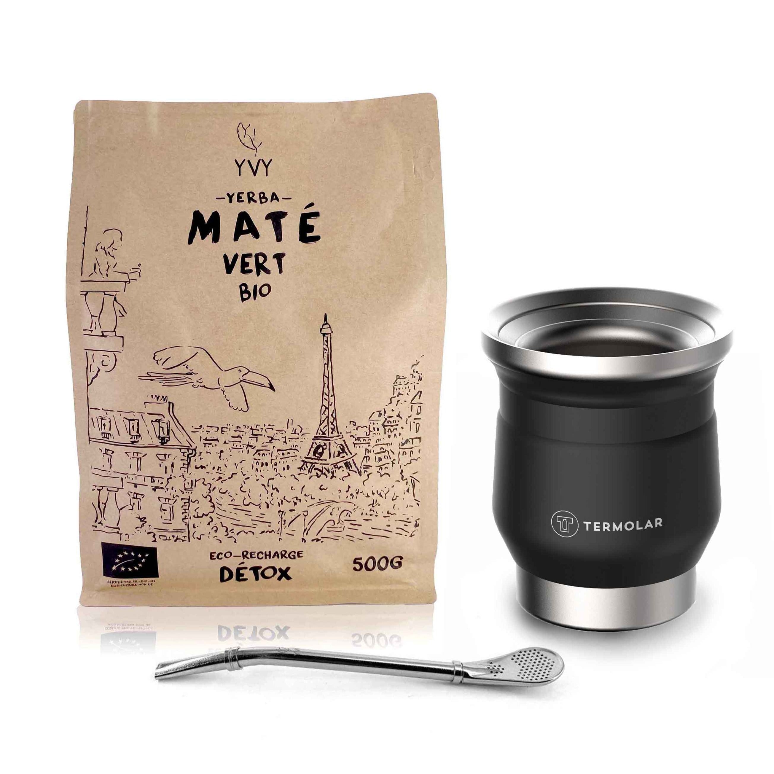 Kit maté inox termolar