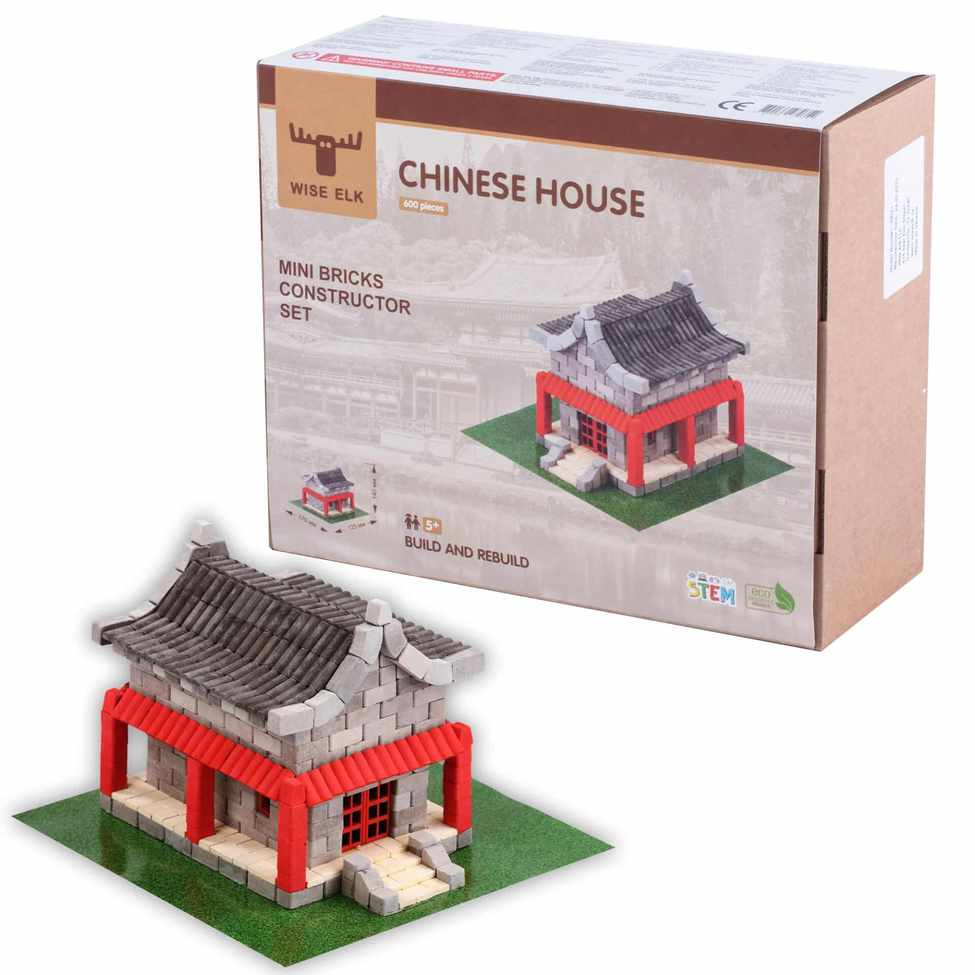 Maison chinoise en mini-briques