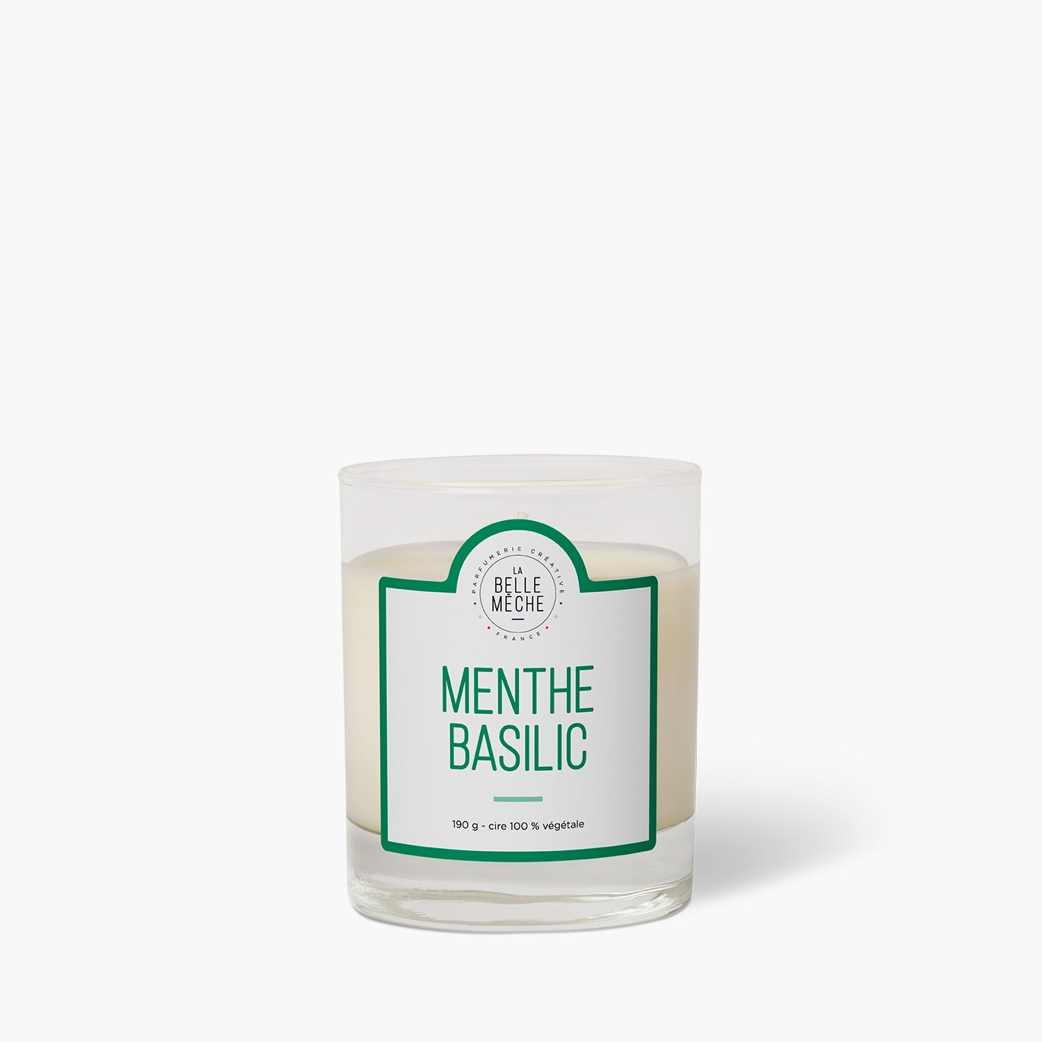 Bougie parfumée menthe basilic