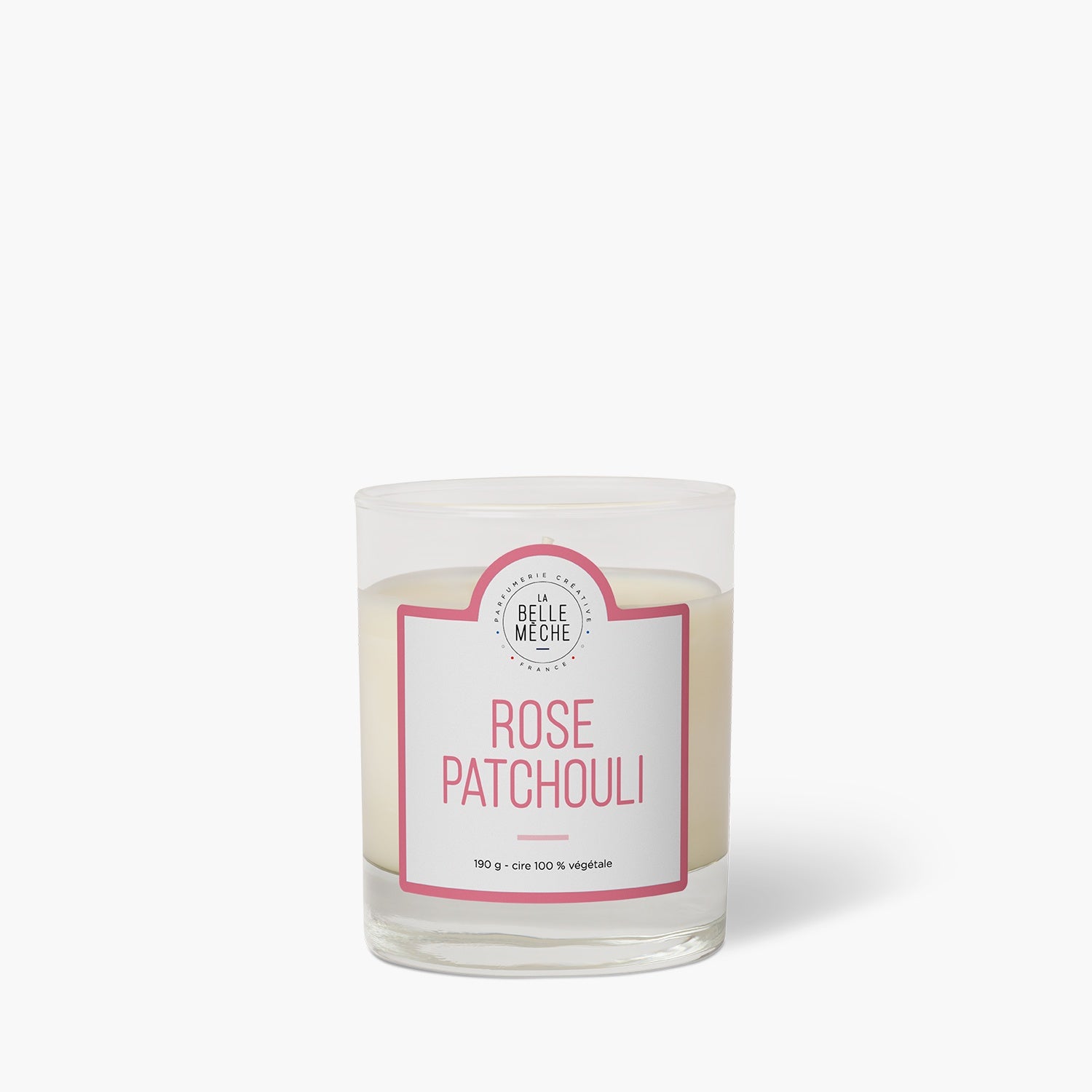 Bougie parfumée rose patchouli