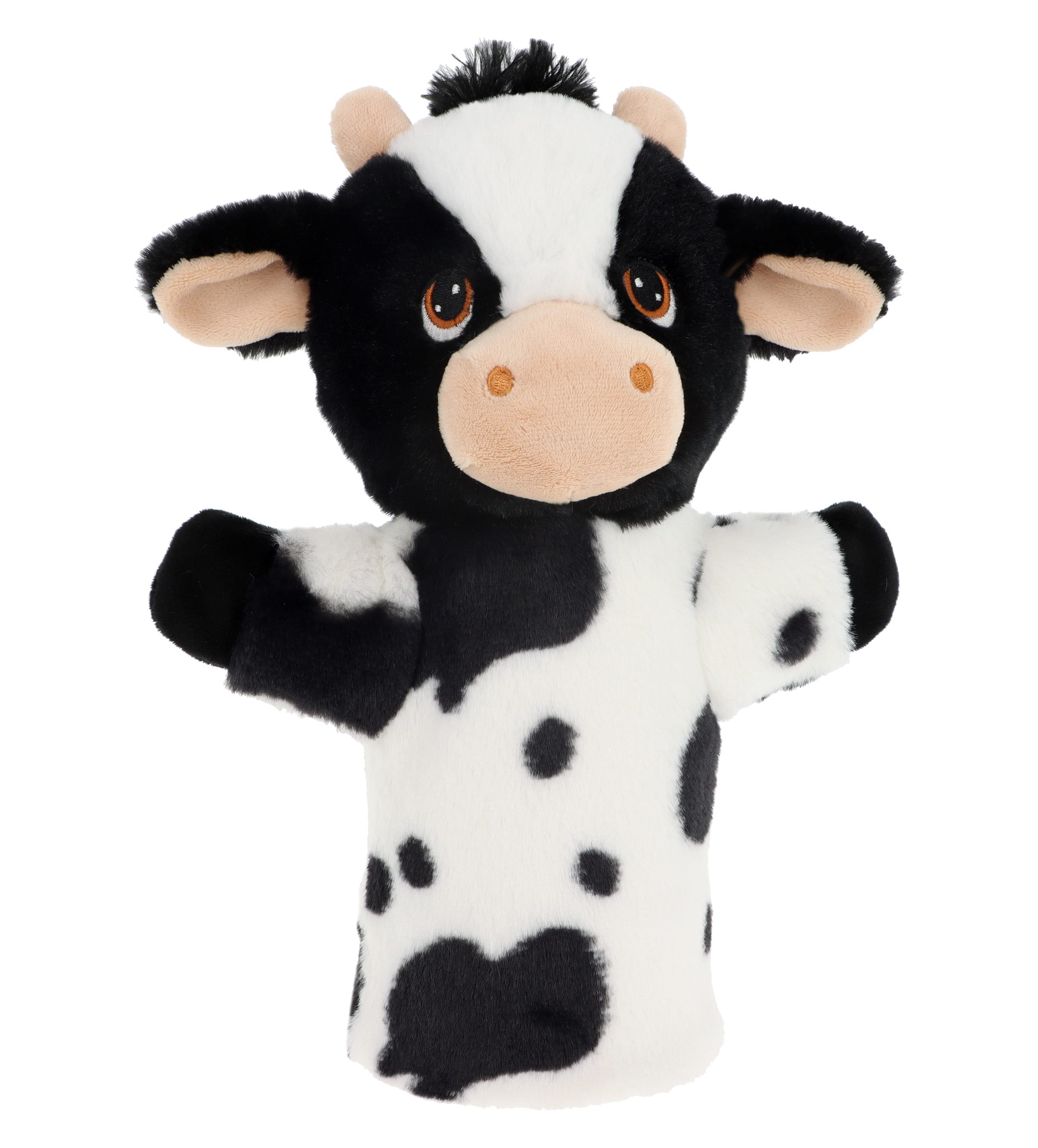 Marionnette vache 27cm 100% recyclée