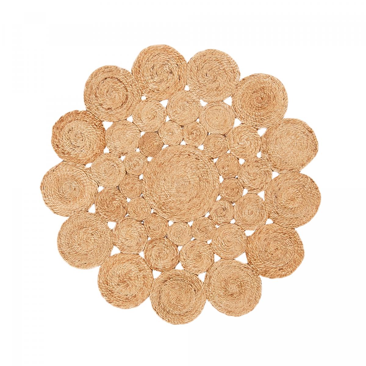 Tapis rond 160x160 rond beige