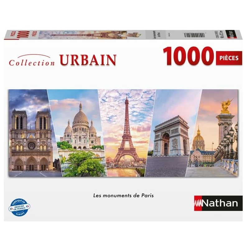 Puzzle les monuments de paris 1000 pcs