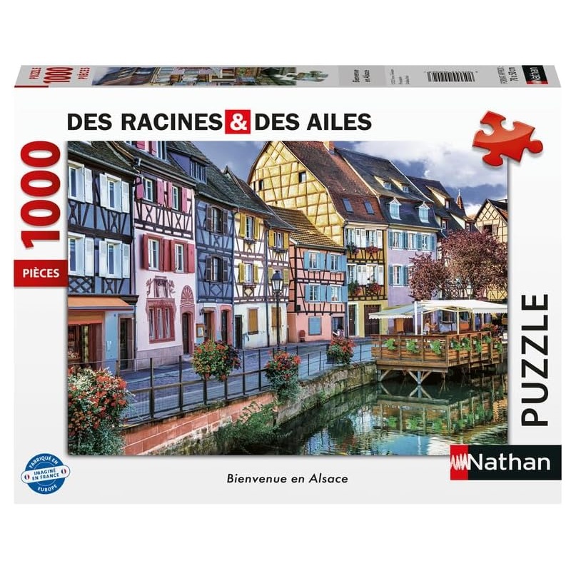 Puzzle bienvenue en alsace 1000 pcs