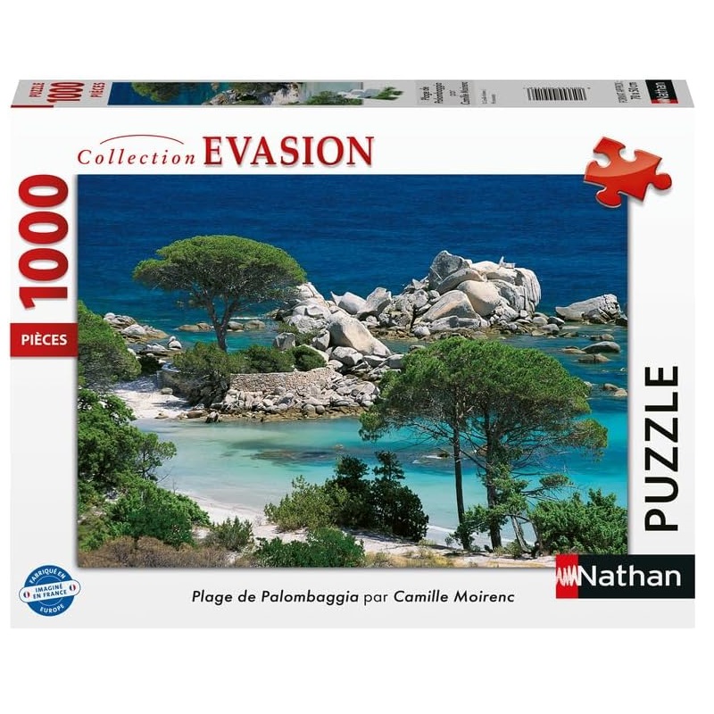 Puzzle plage de palombaggia 1000 pcs