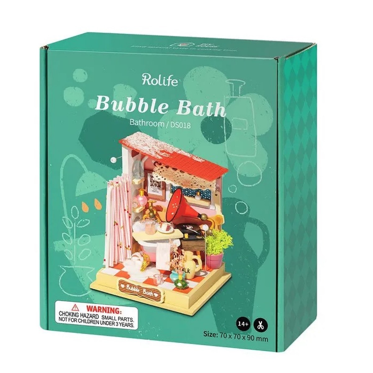 Mini maquette bubble bath