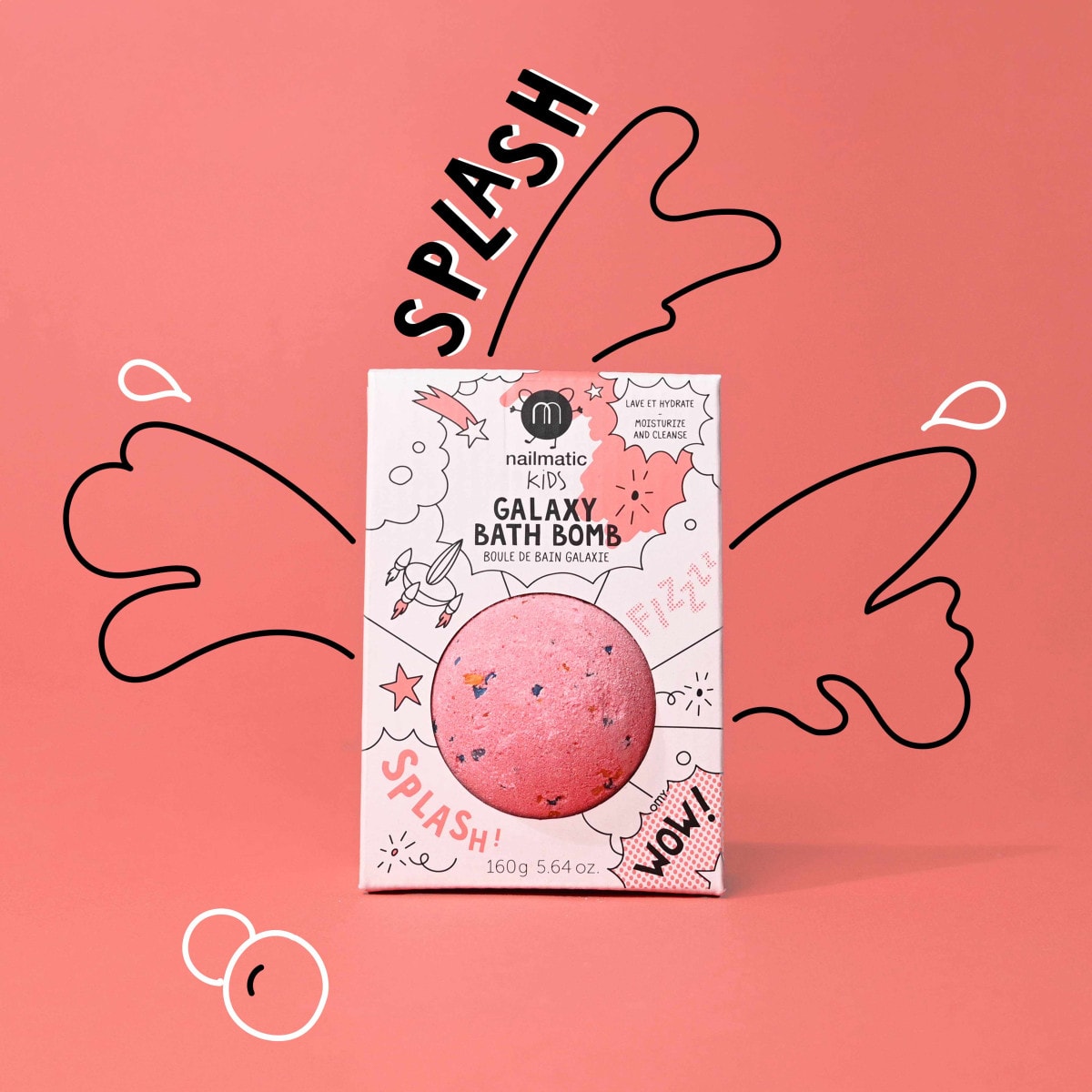 Boule de bain enfant - red planet