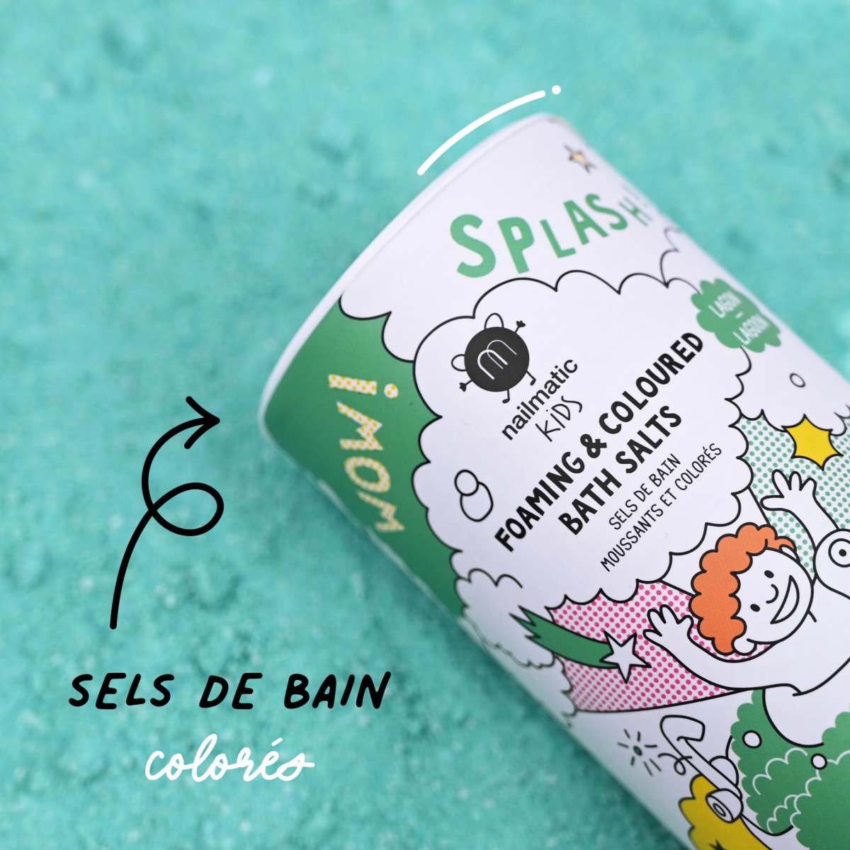 Sels de bain - vert lagon