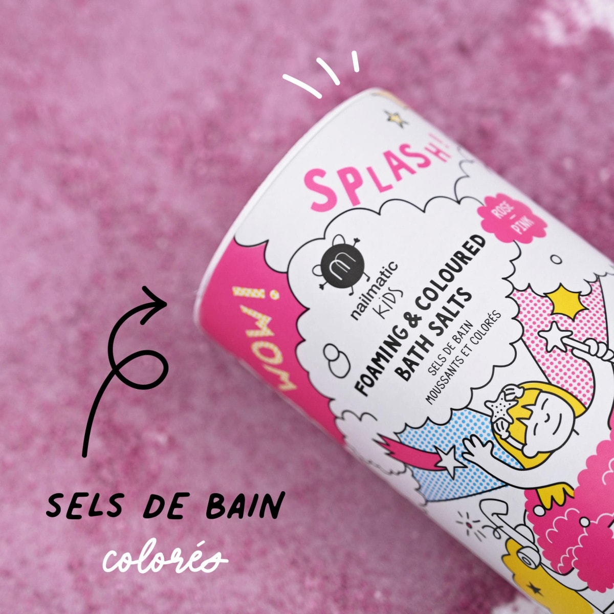 Sels de bain - rose