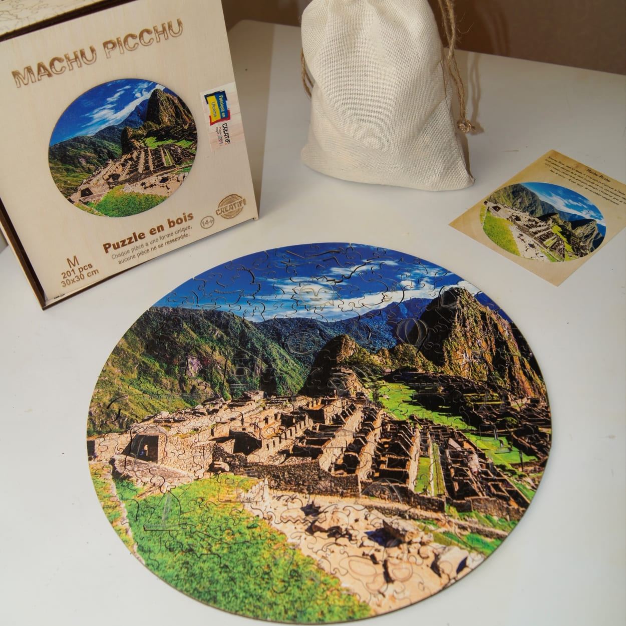 Machu picchu  puzzle bois, c b