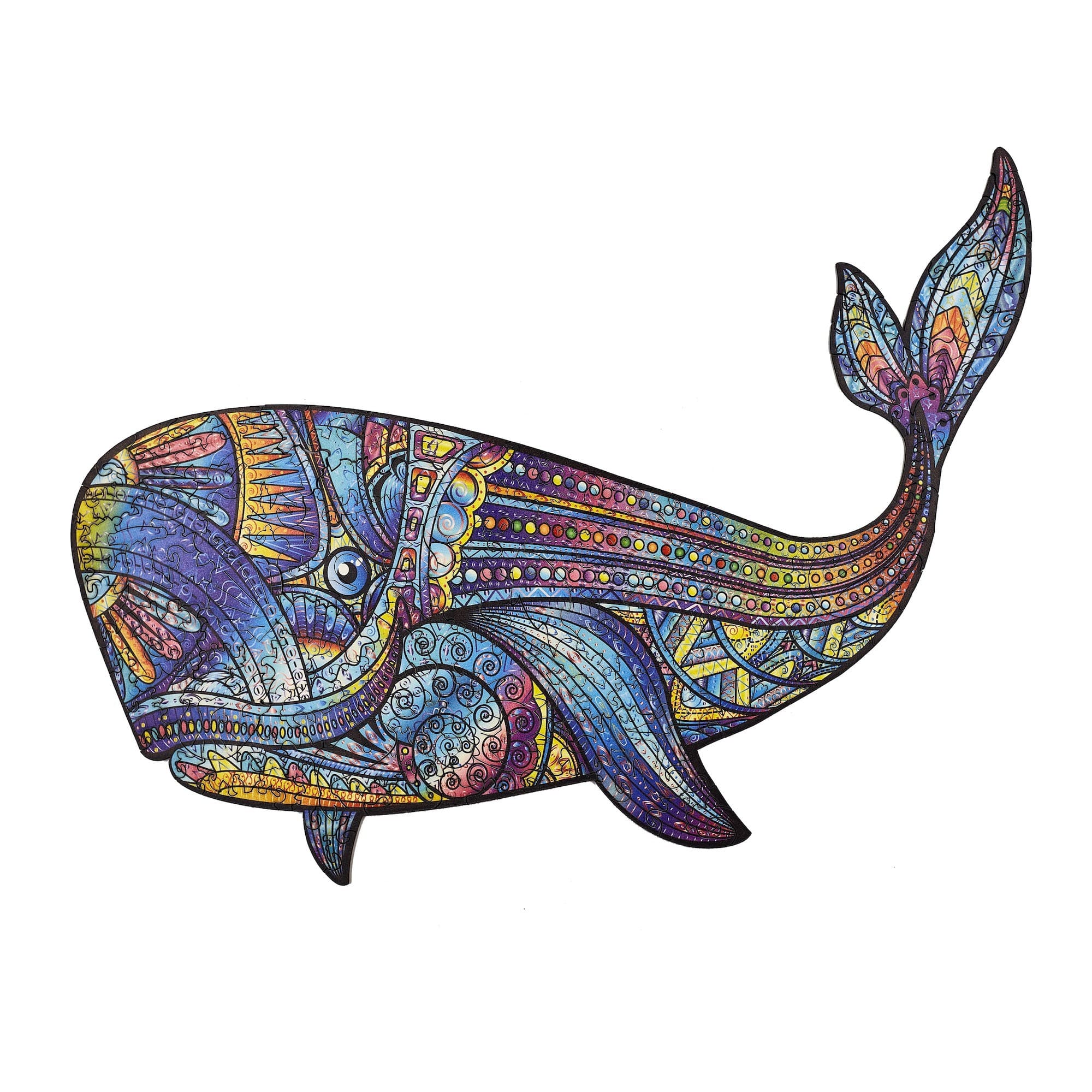 La baleine bleue  puzzle bois, b c