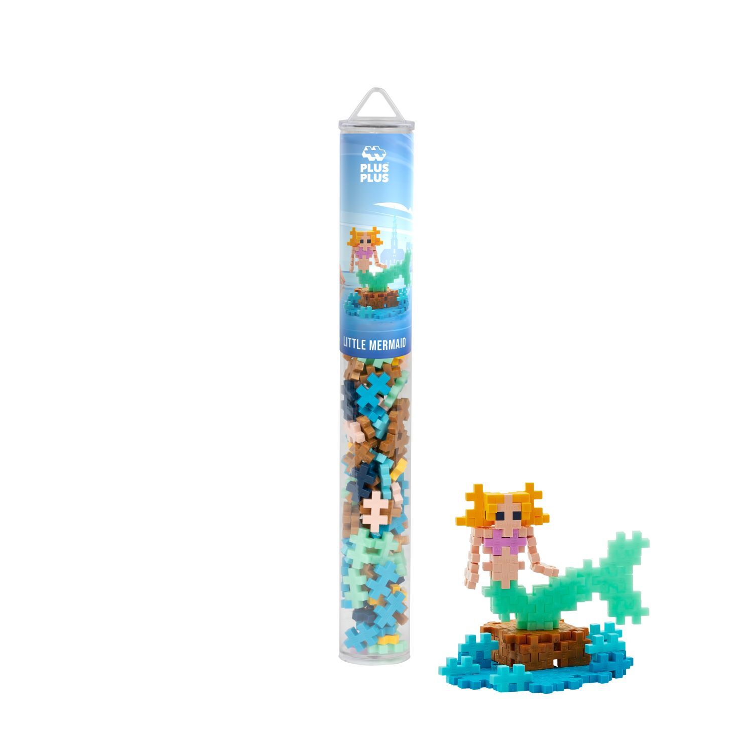 Tube la petite sirène 100 pcs plus plus