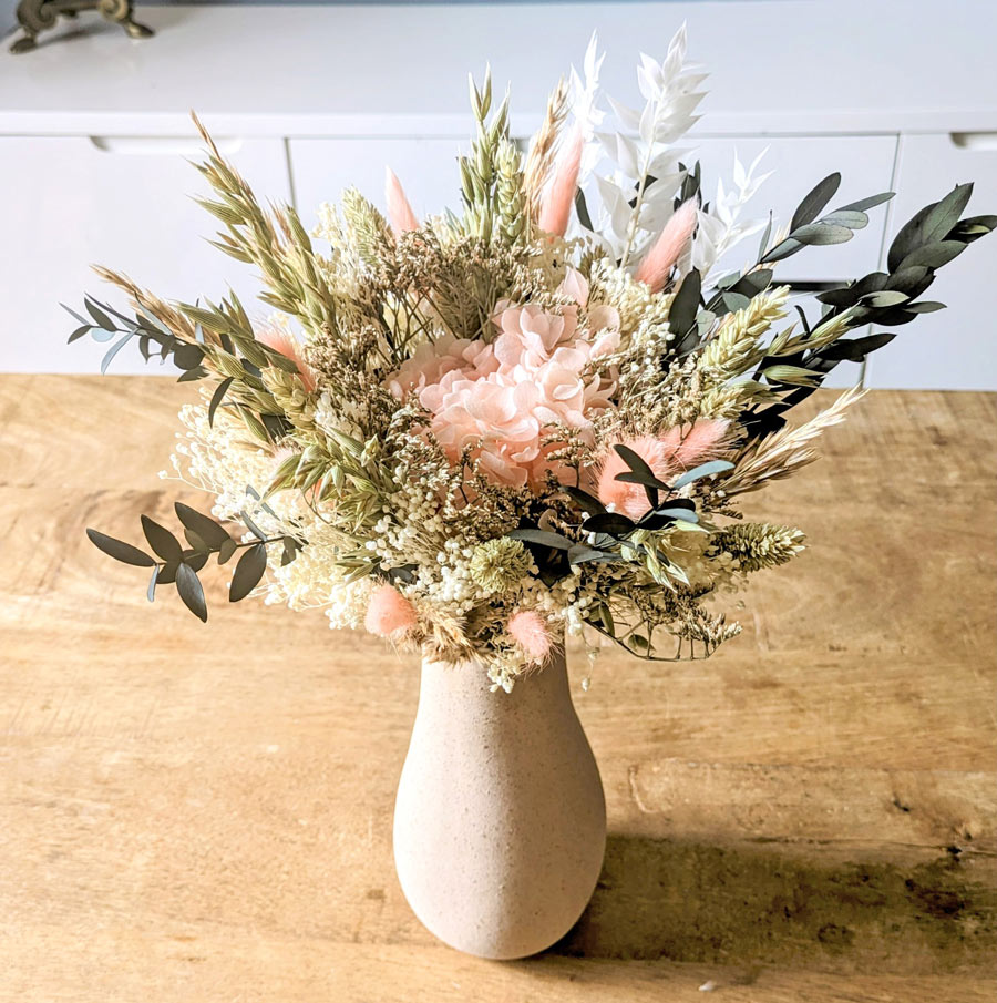 Bouquet de fleurs séchées lucette s