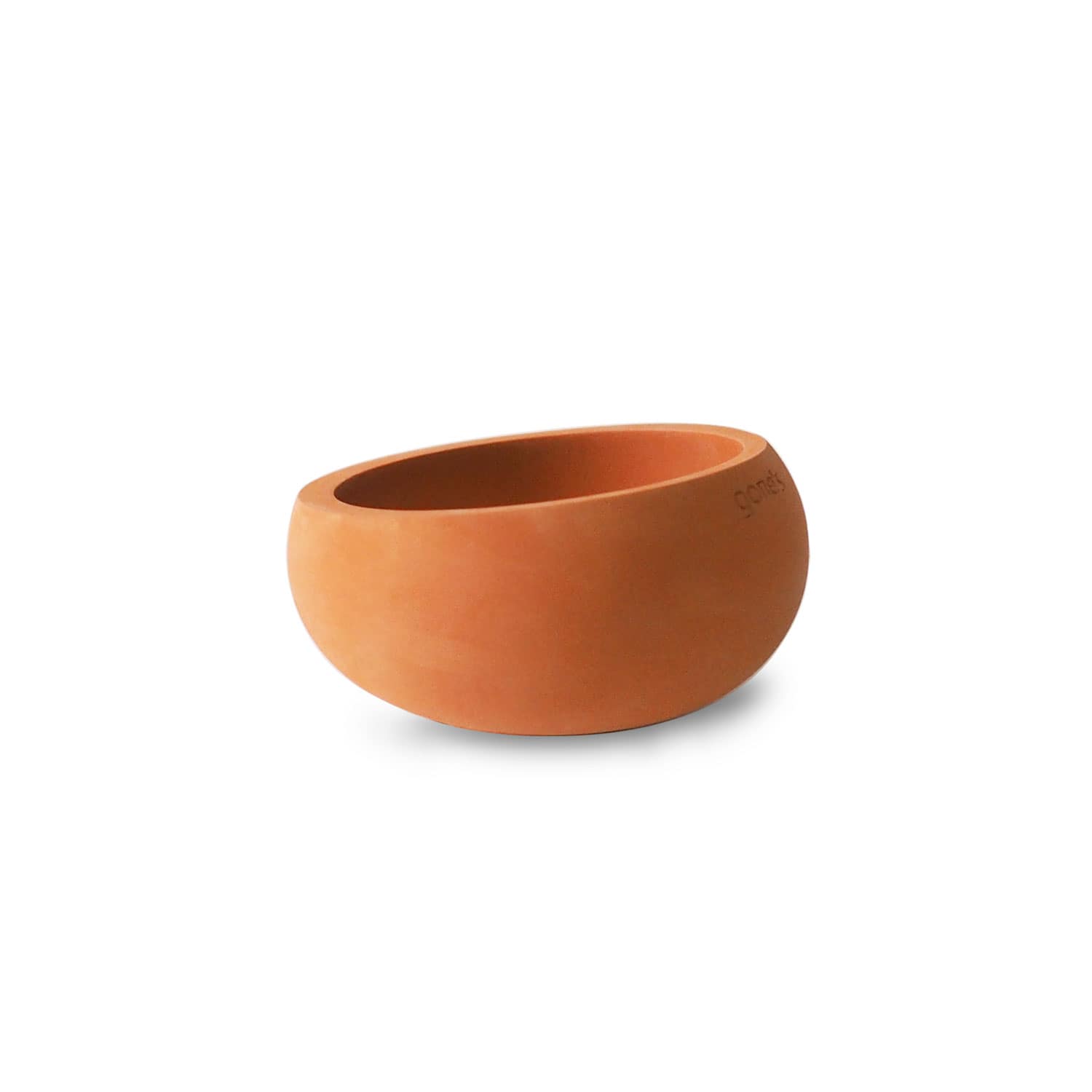 Brut - photophore béton terracotta - n3