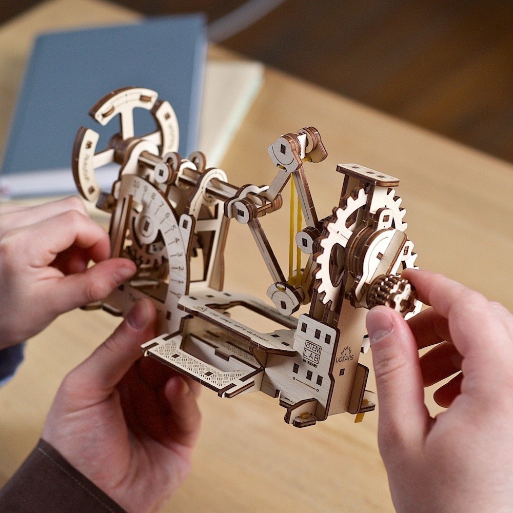 Tachymètre puzzle 3d bois