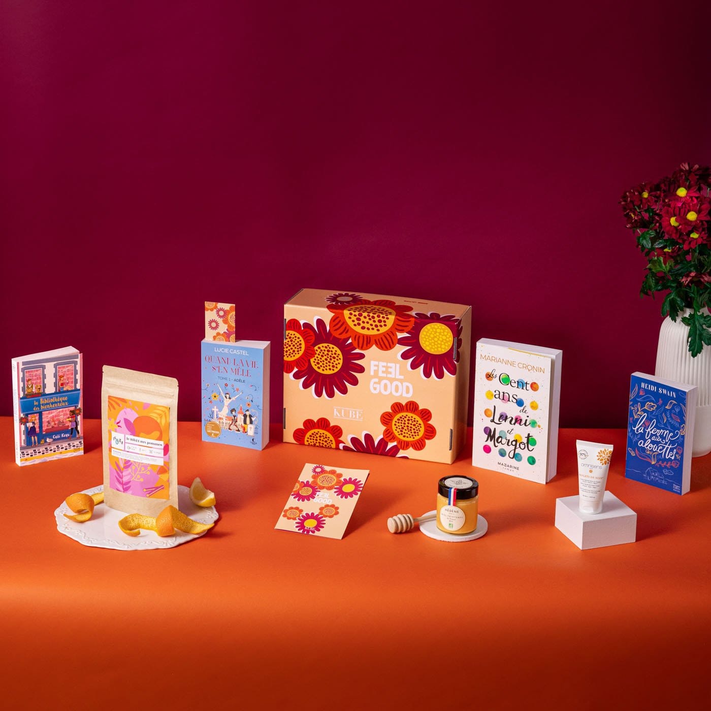 Coffret livres feel good