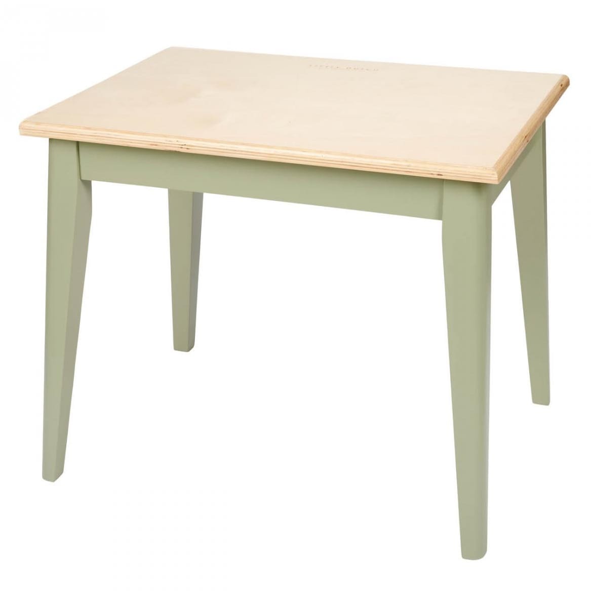 Table enfant olive