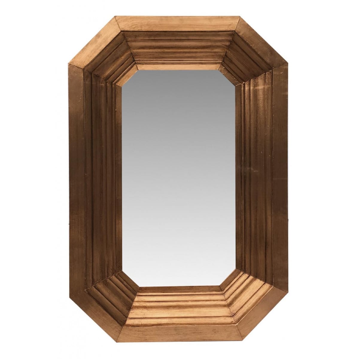 Grand miroir mdf laiton cuivre