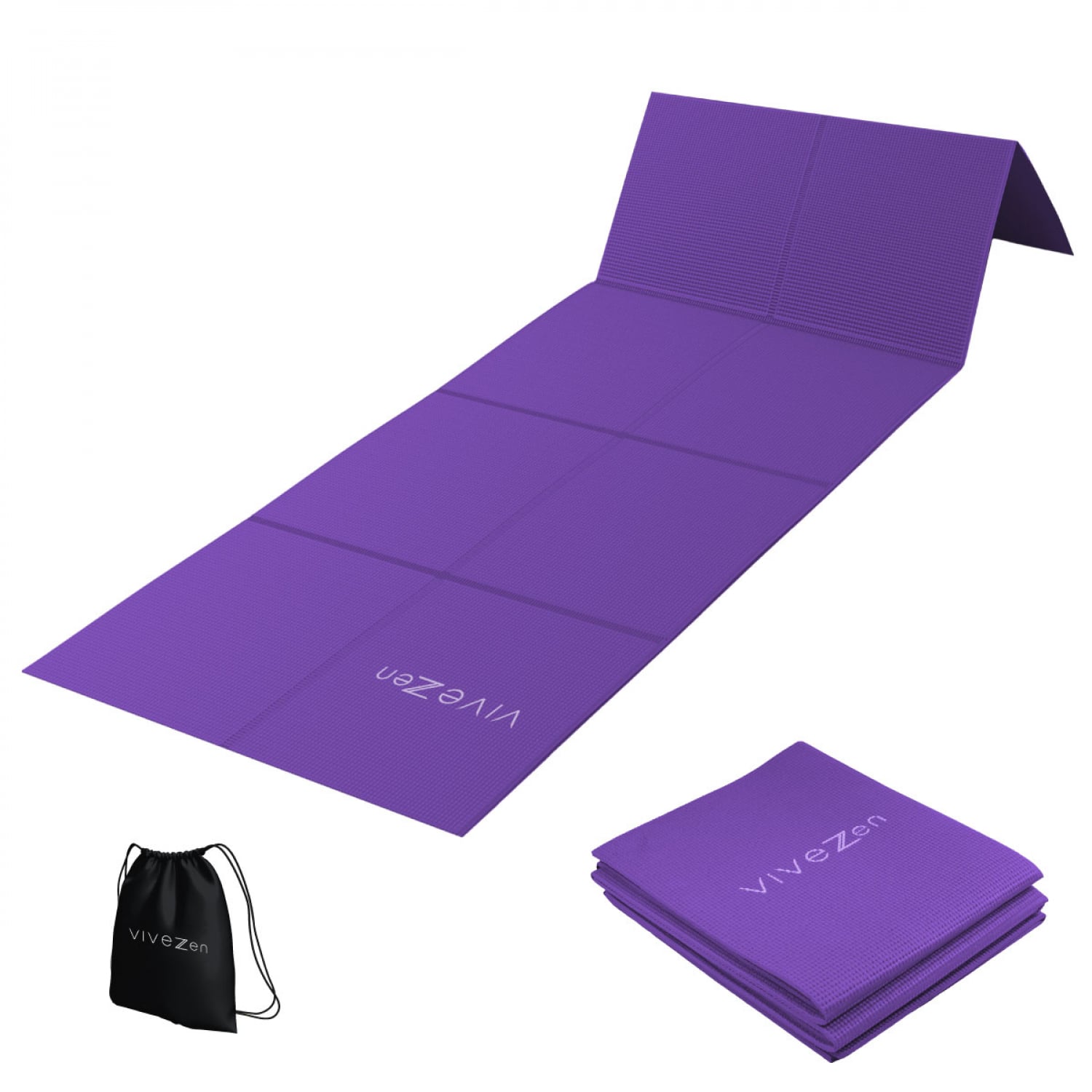 Tapis de yoga pliable