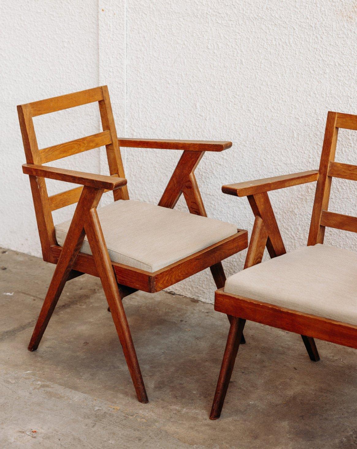 Lot de deux chaises scandinaves n°27