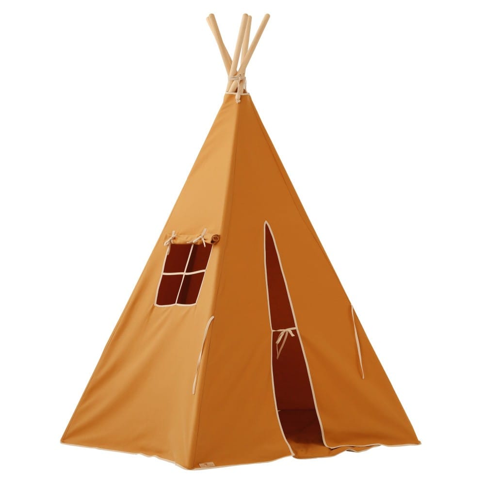 Tente tipi orange ochre