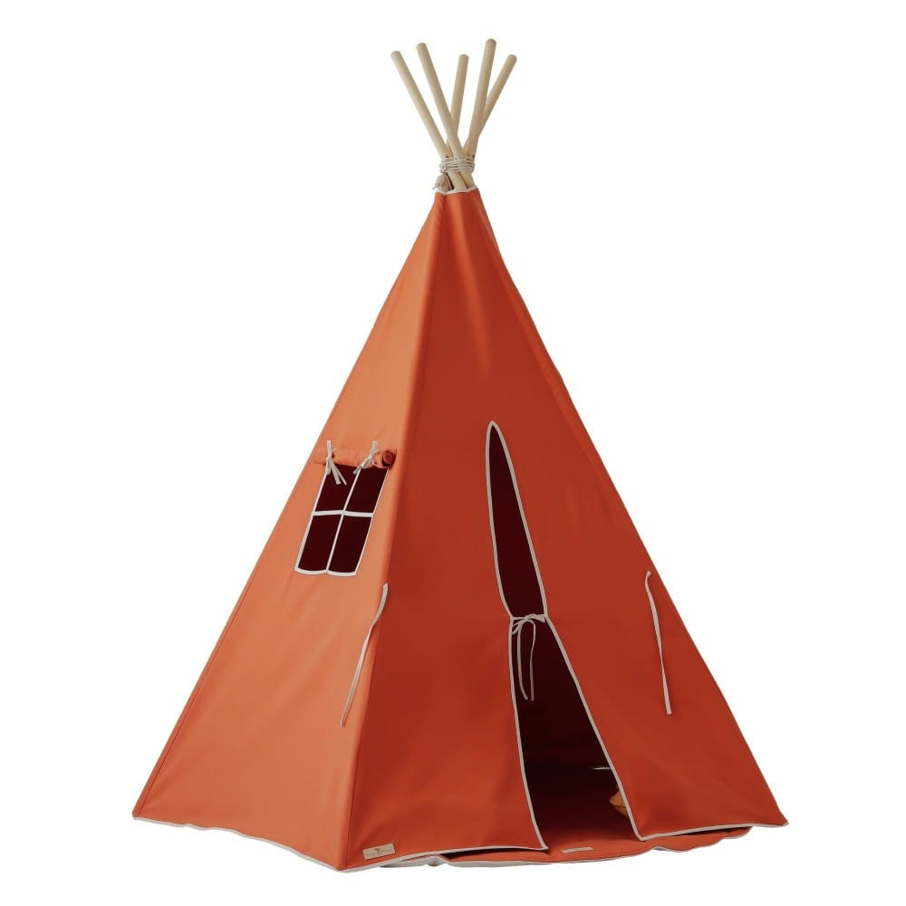 Tente tipi rouge renard