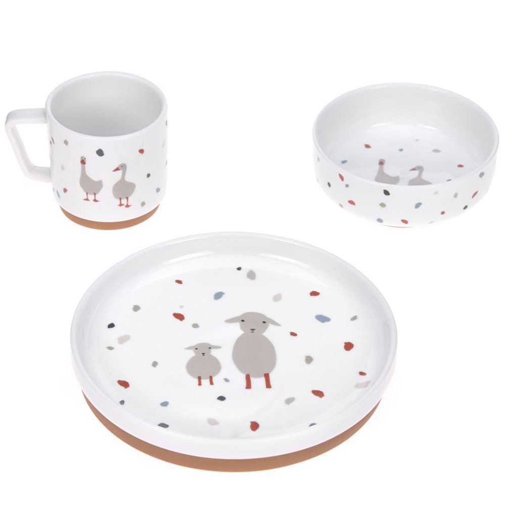 Coffret repas en porcelaine tiny fa