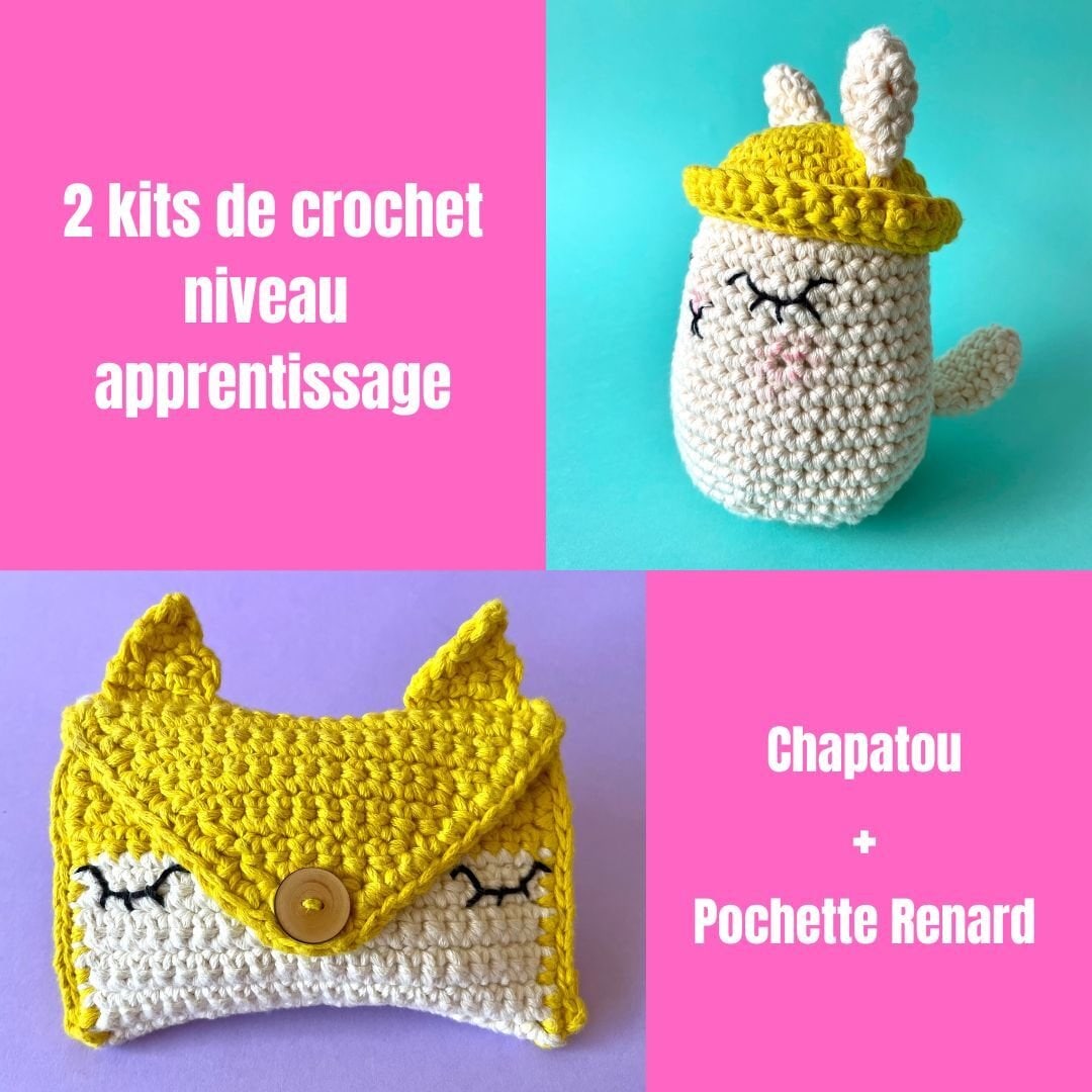 Kit de crochet :2 kits apprentissage