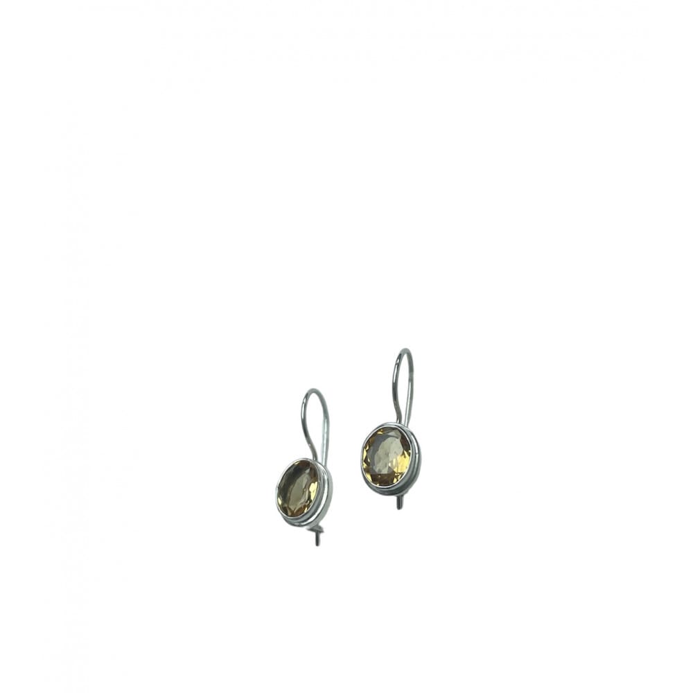 Boucles d'oreilles  citrine