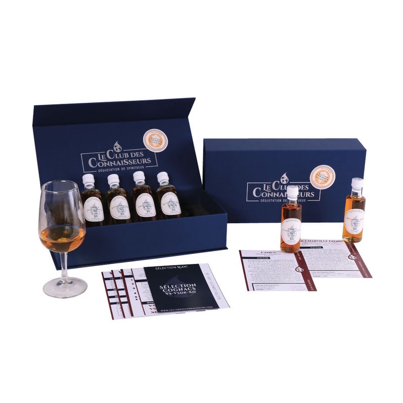 Coffret dégustation cognac vs vsop xo