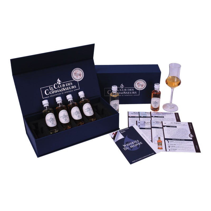 Coffret dégustation whiskys du monde