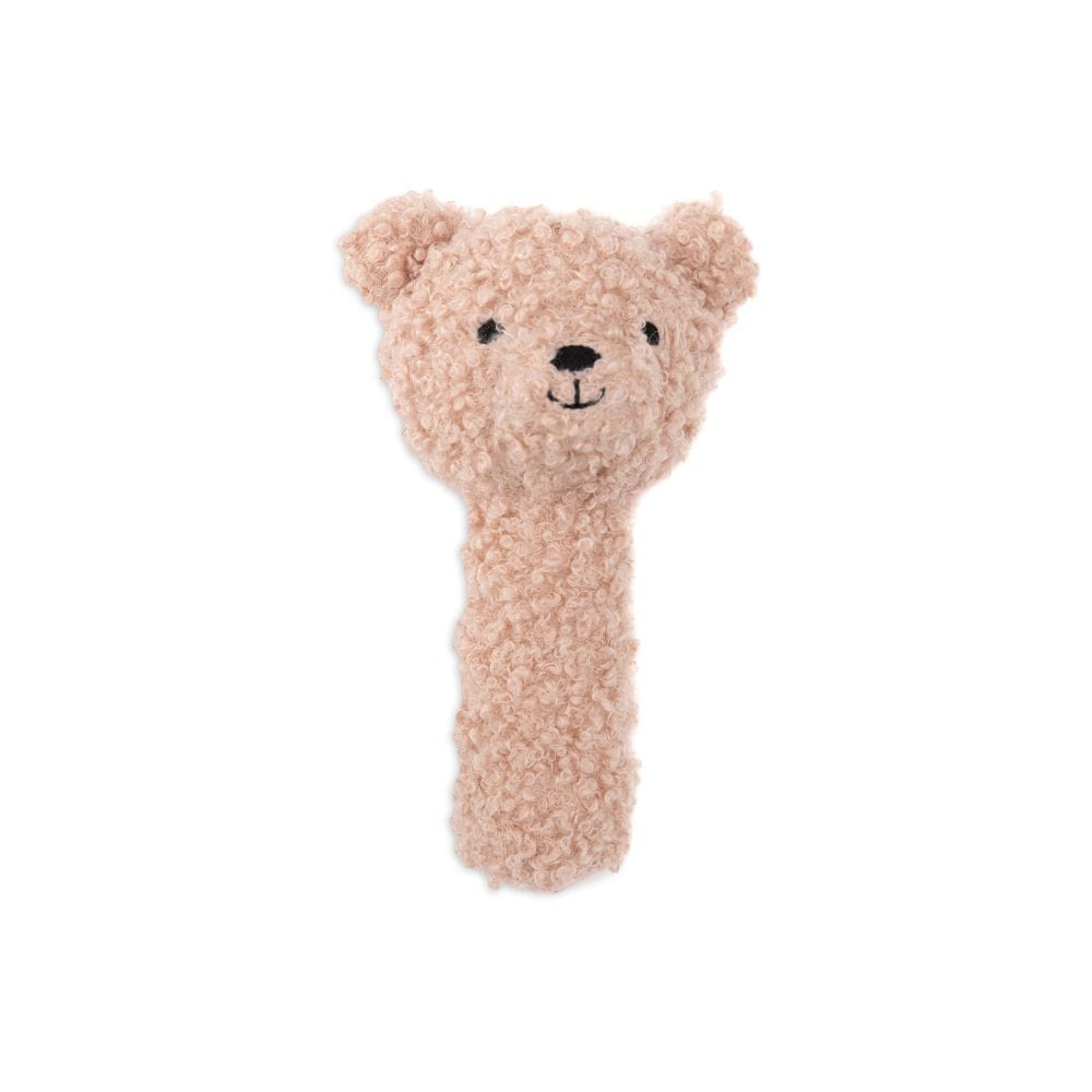 Hochet teddy bear - wild rose