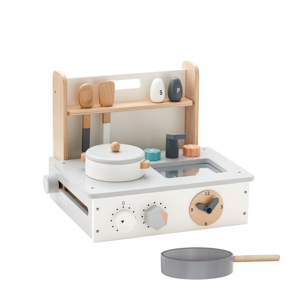 Mini cuisine nomade en bois kid's hub