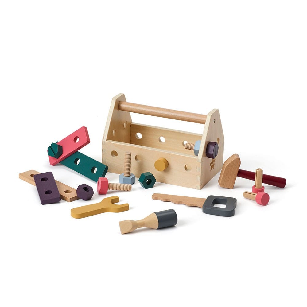 Caisse à outils en bois kid's hub