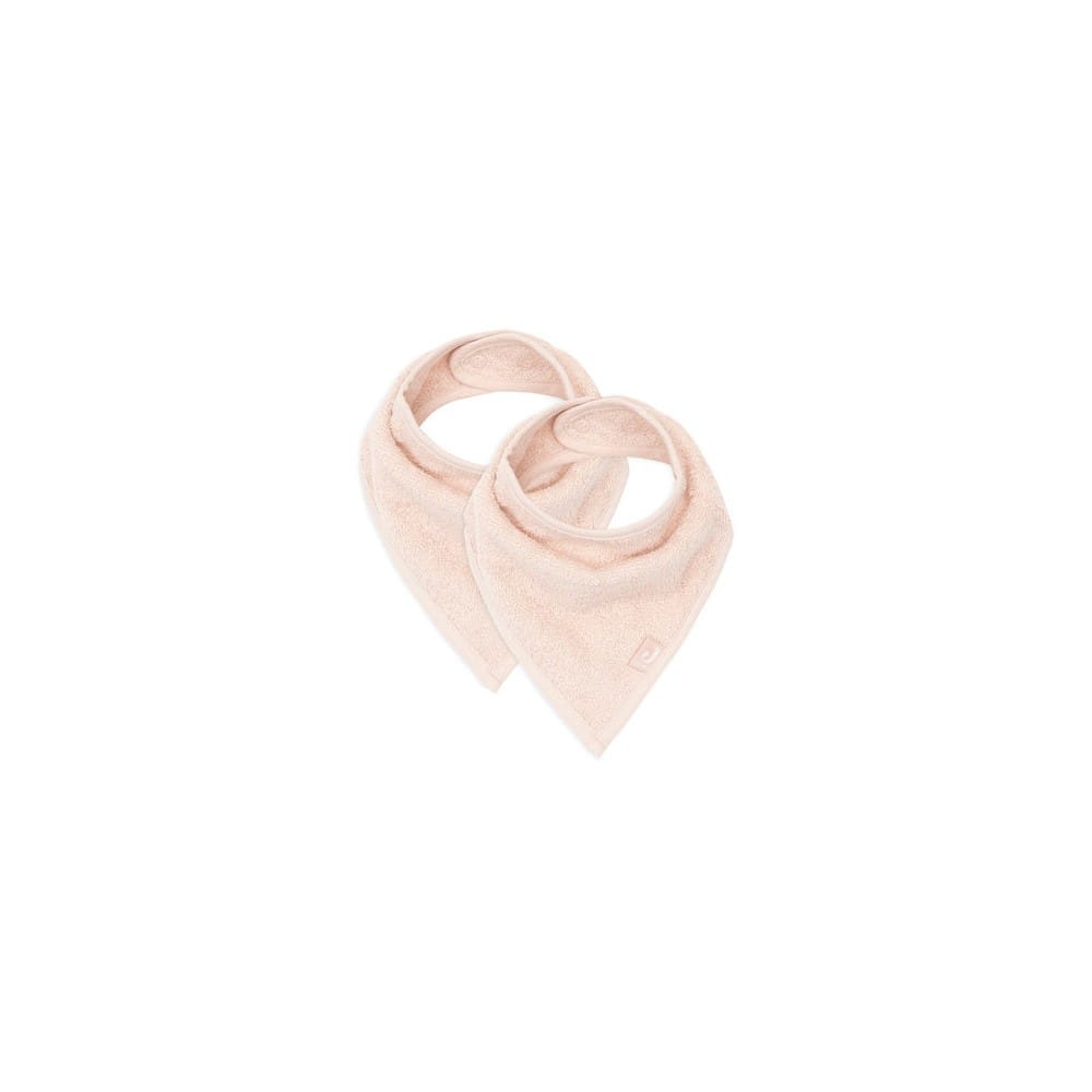 Bavoir bandana rose pale (2pcs)