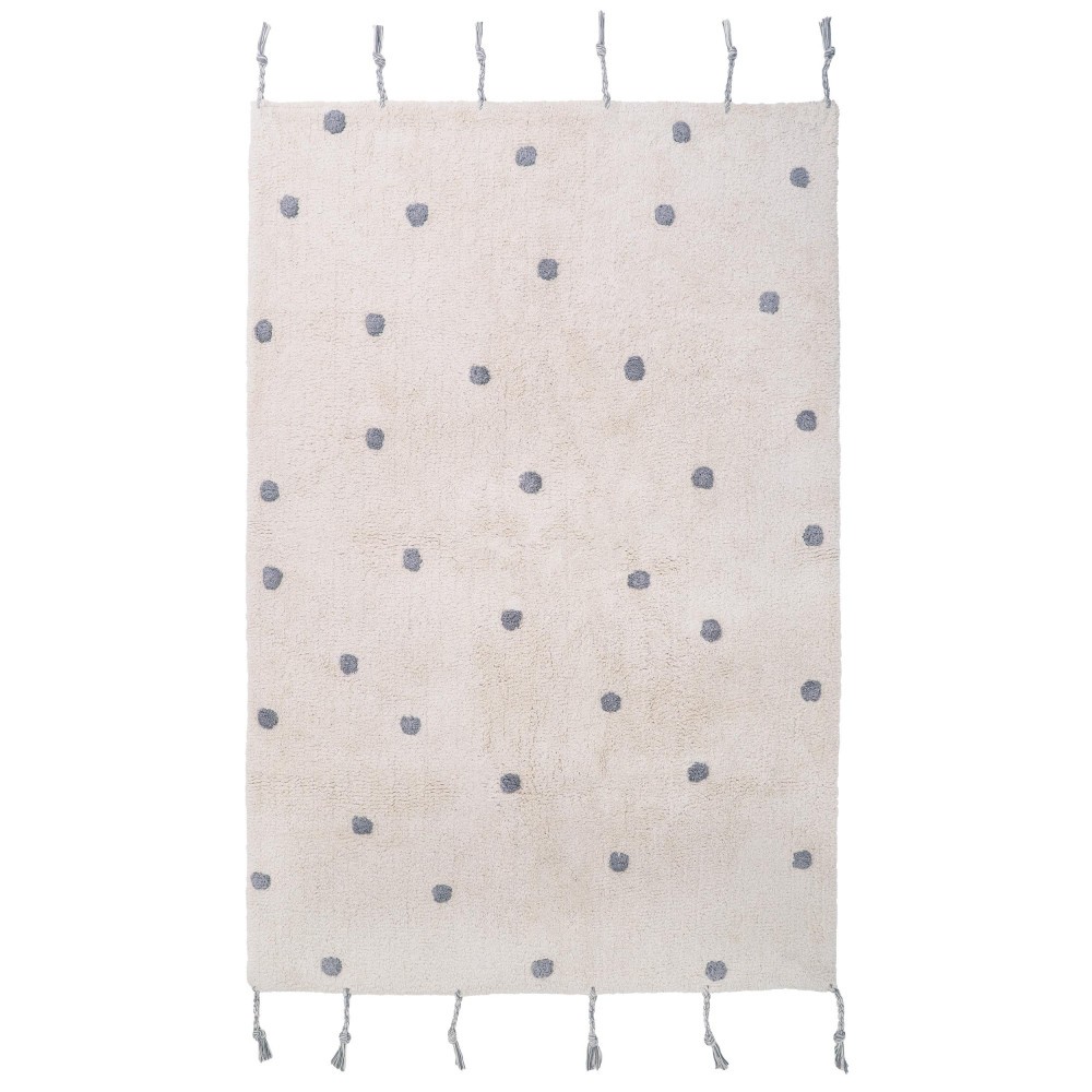 Tapis coton nümi gris par nattiot - 100