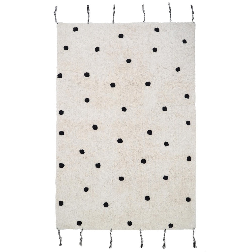 Tapis coton nümi black par nattiot - 100